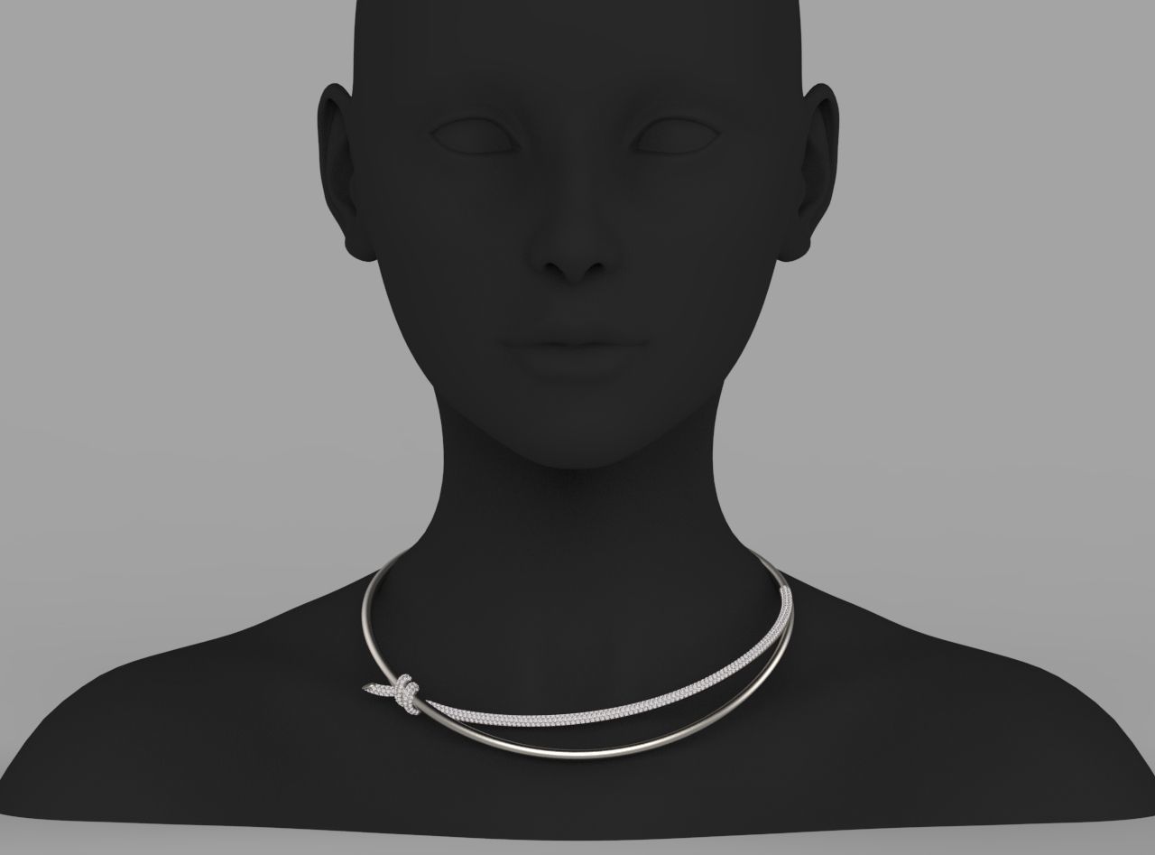 tiffany necklace 3D print model_3