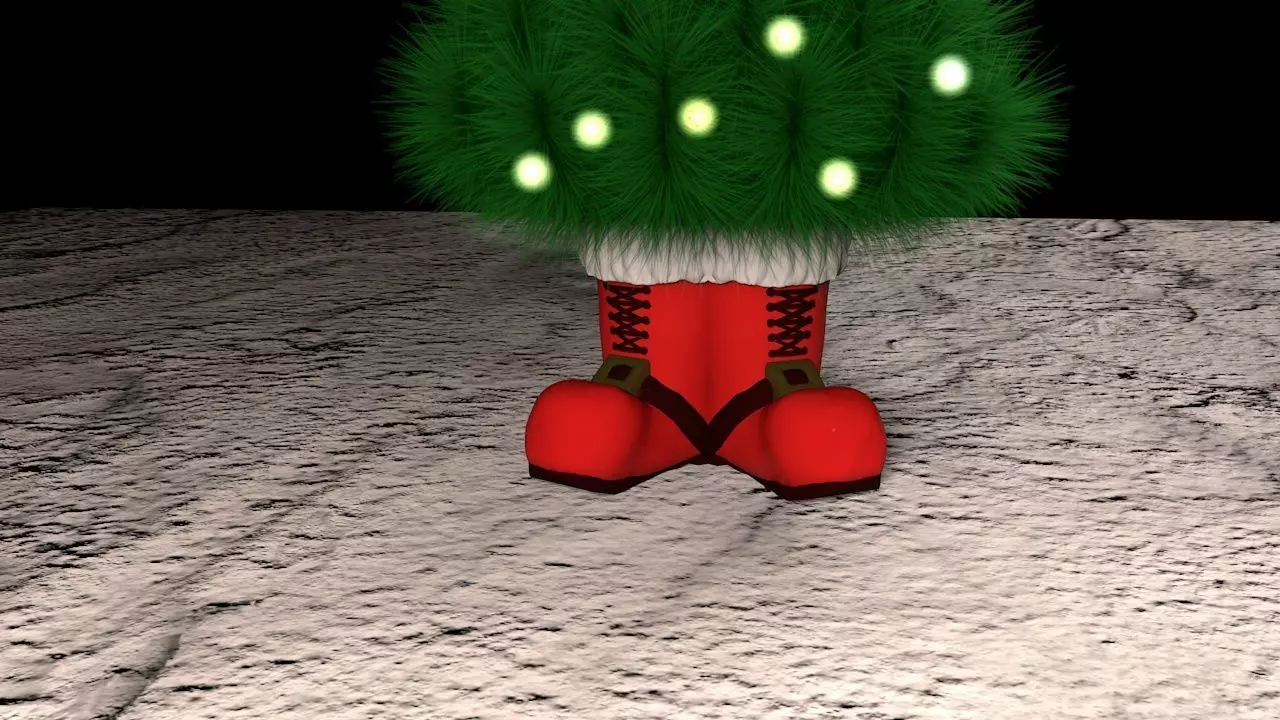 Christmas Boot Planter 3D print model_0