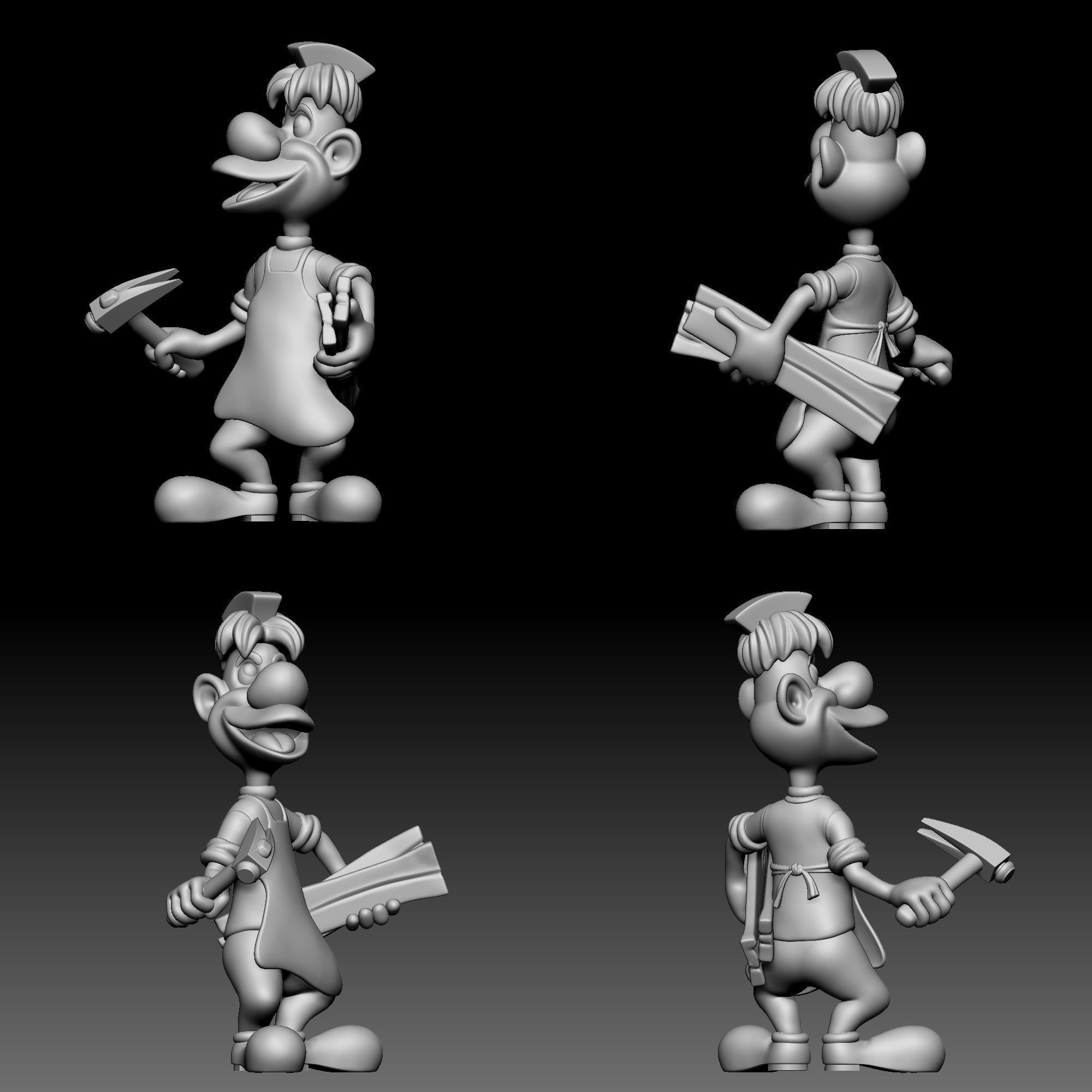 Carpenter - Alice in Wonderland - 010 3D print model_9