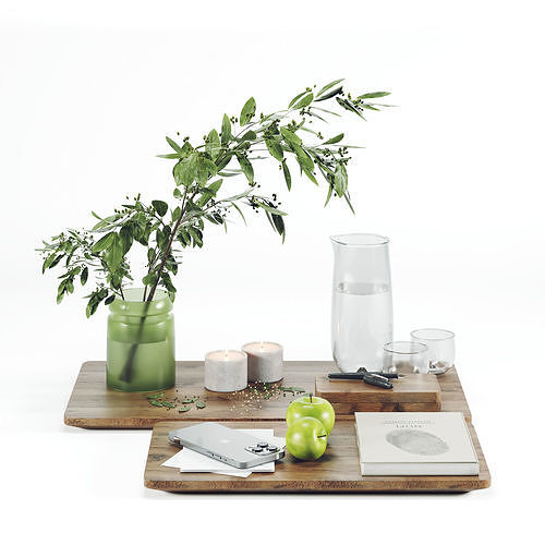 Decorative set shuba 2 3D model