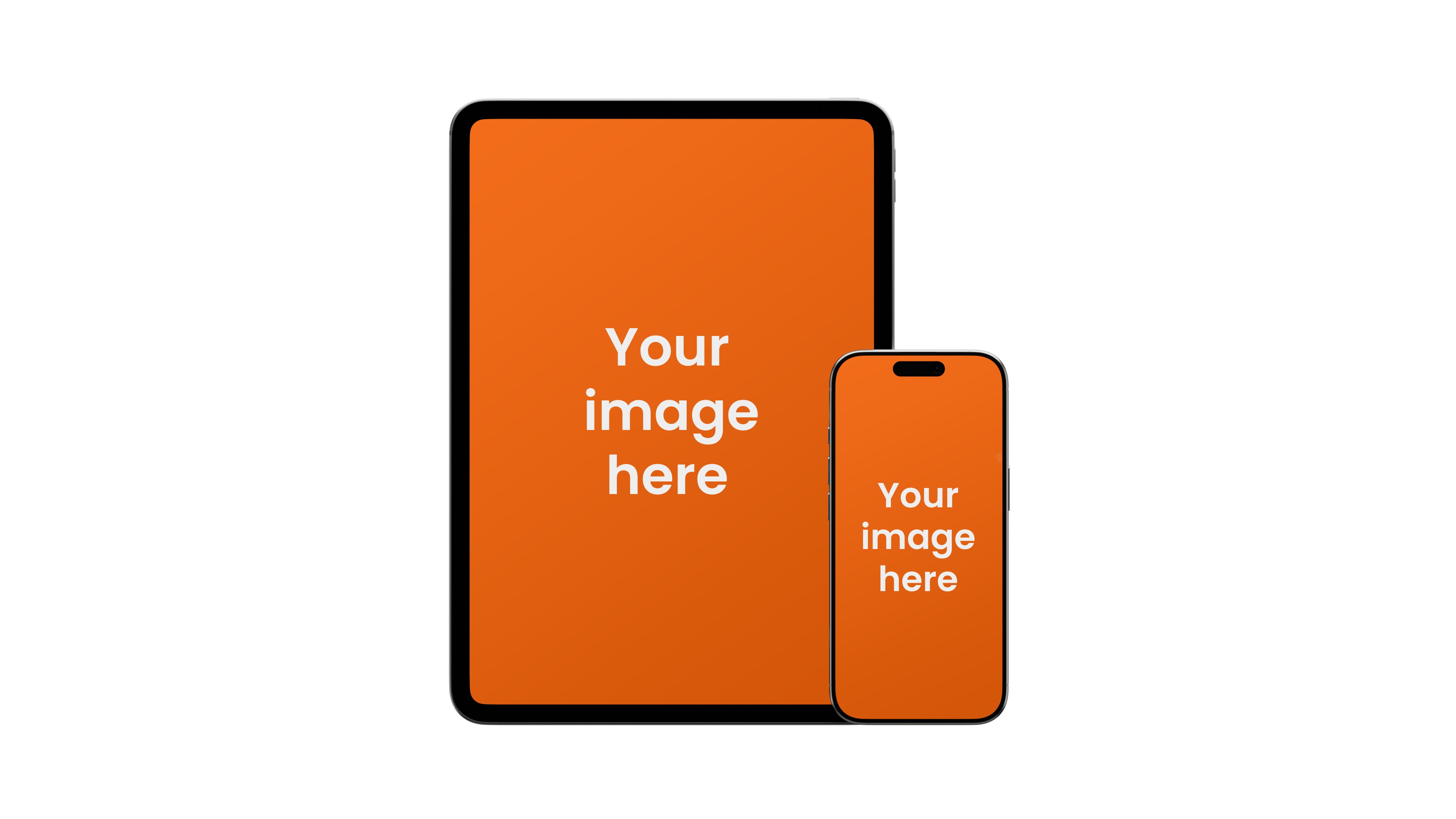 Apple iPhone 16 Pro and iPad Pro 2024 in Official Design Low-poly 3D model_4