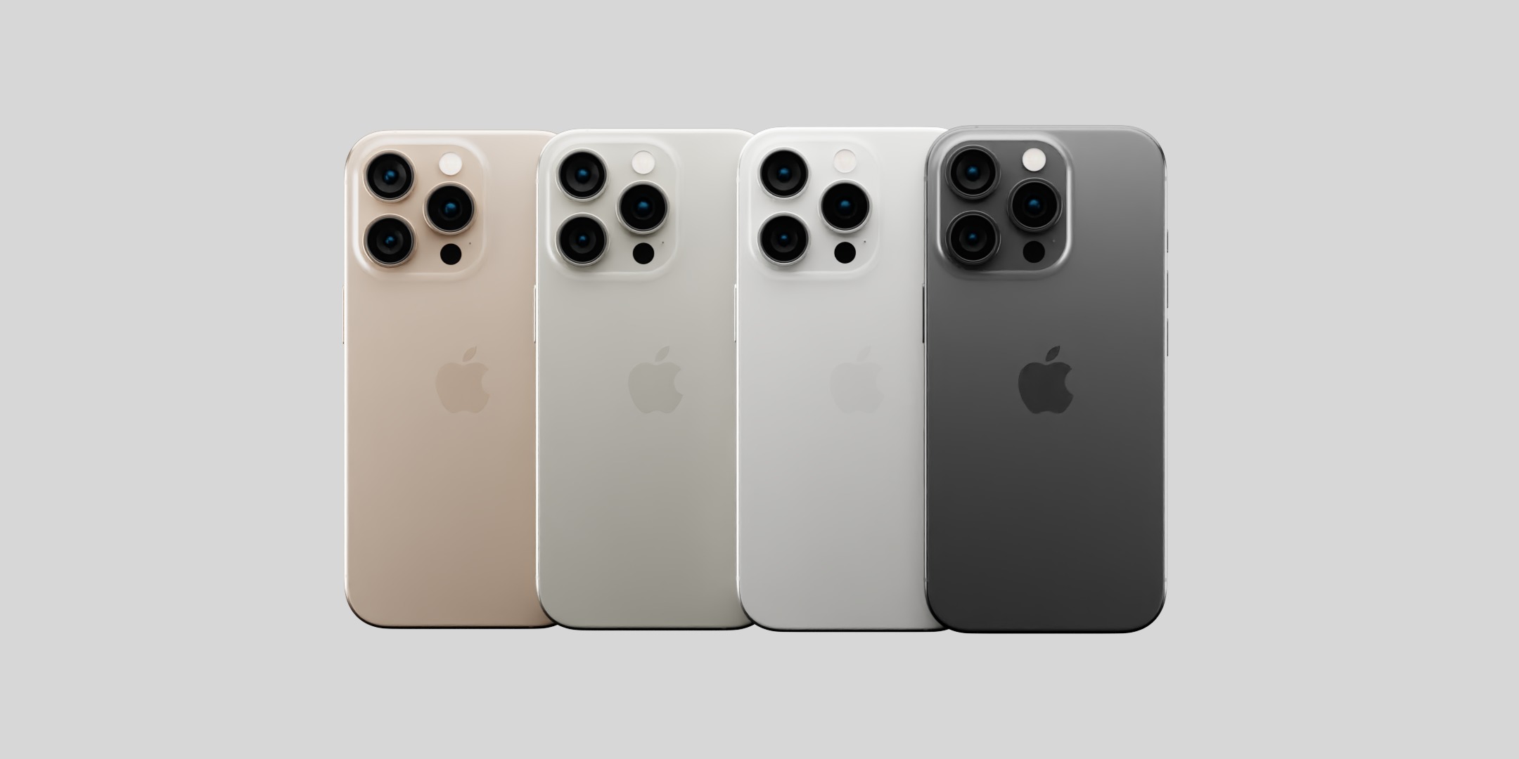 Apple iPhone 16 Pro and iPad Pro 2024 in Official Design Low-poly 3D model_1