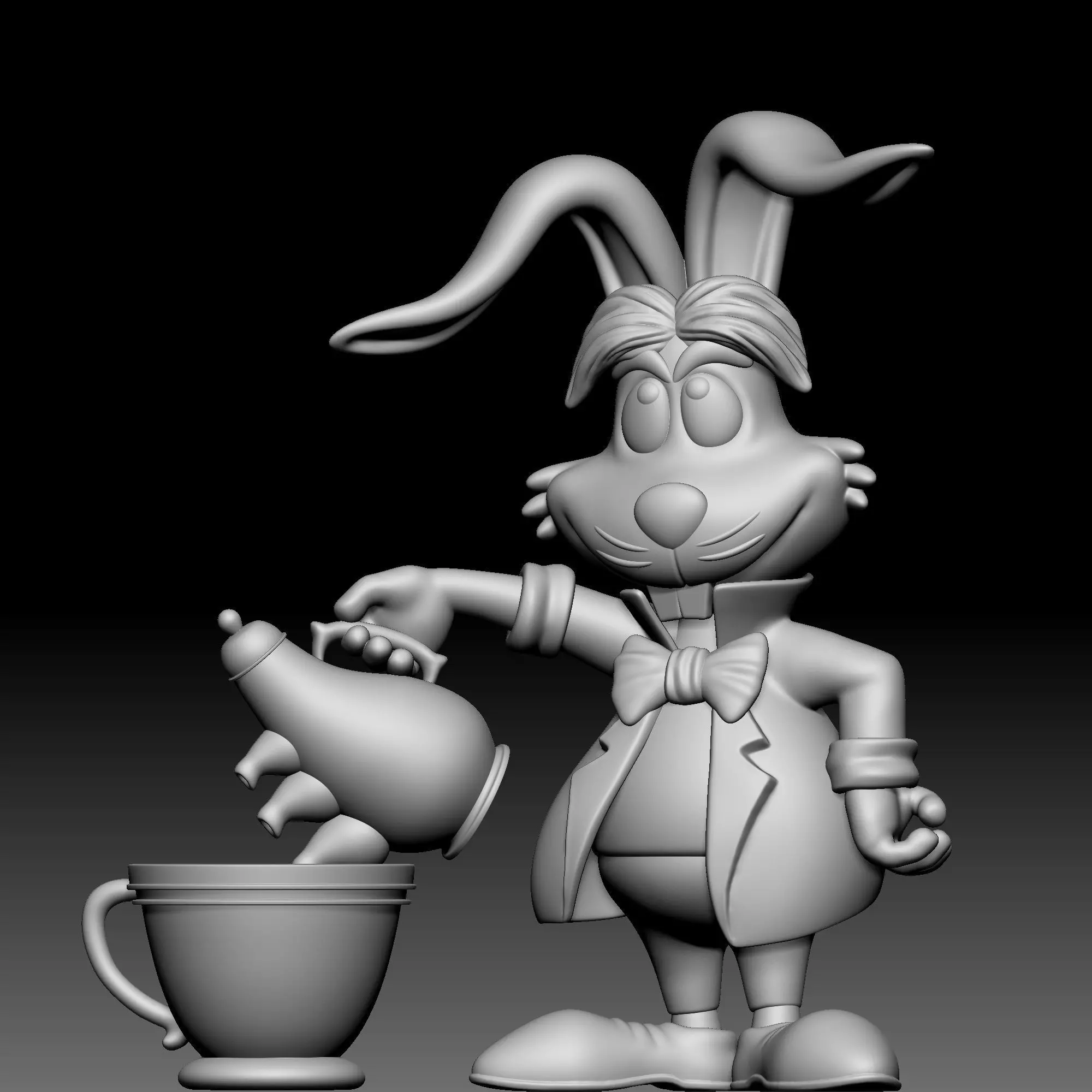 Mad hare - Alice in Wonderland - 010 3D print model_0