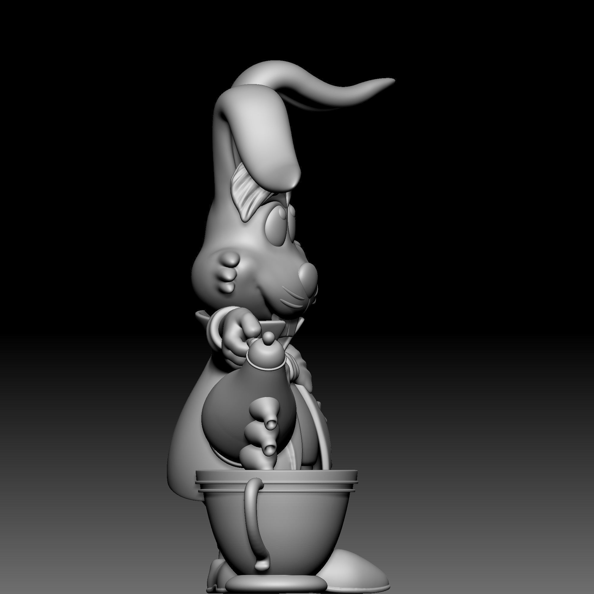 Mad hare - Alice in Wonderland - 010 3D print model_6