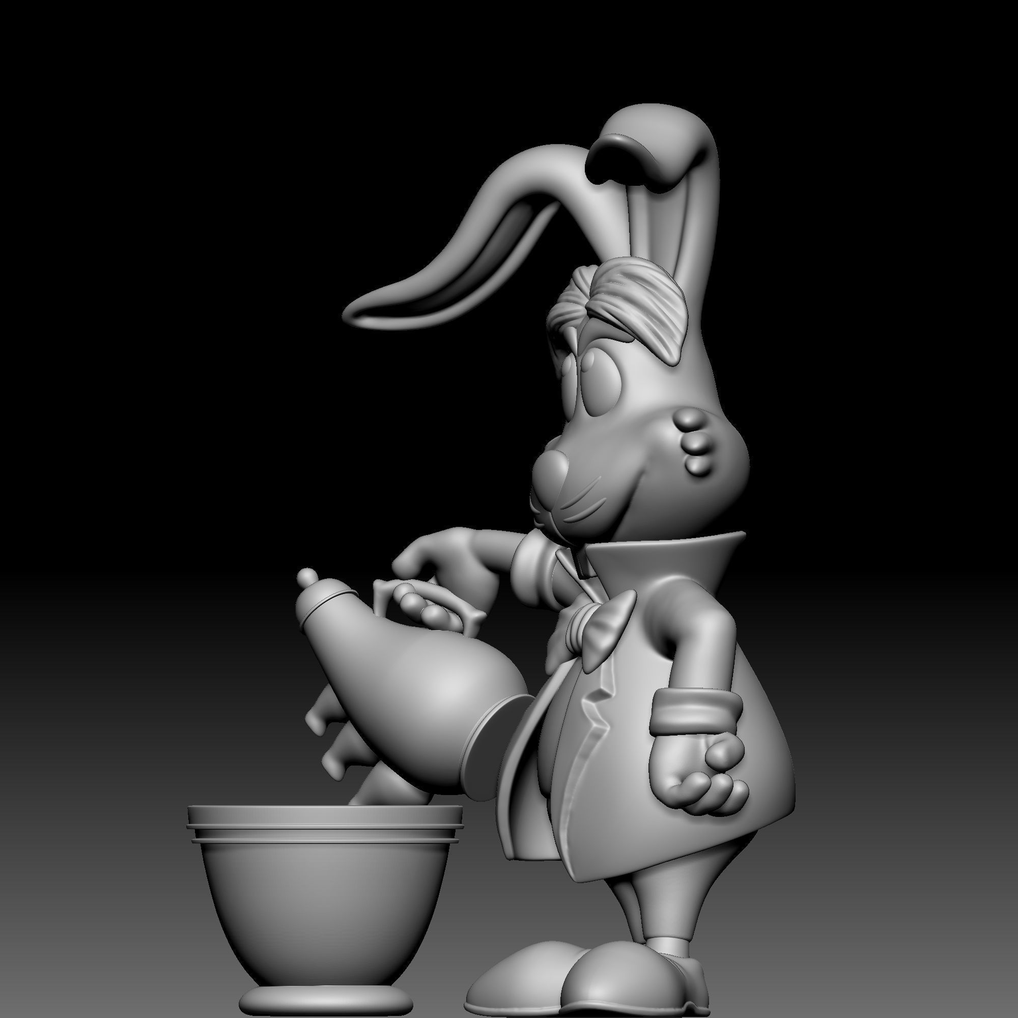 Mad hare - Alice in Wonderland - 010 3D print model_1