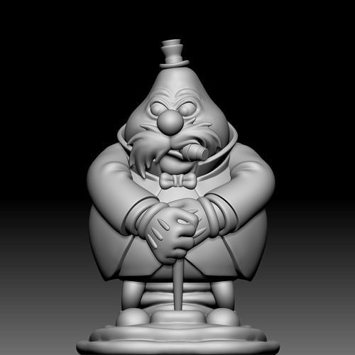 Walrus - Alice in Wonderland - 010 3D print model