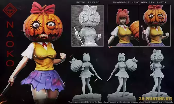 Naoko 3D print model