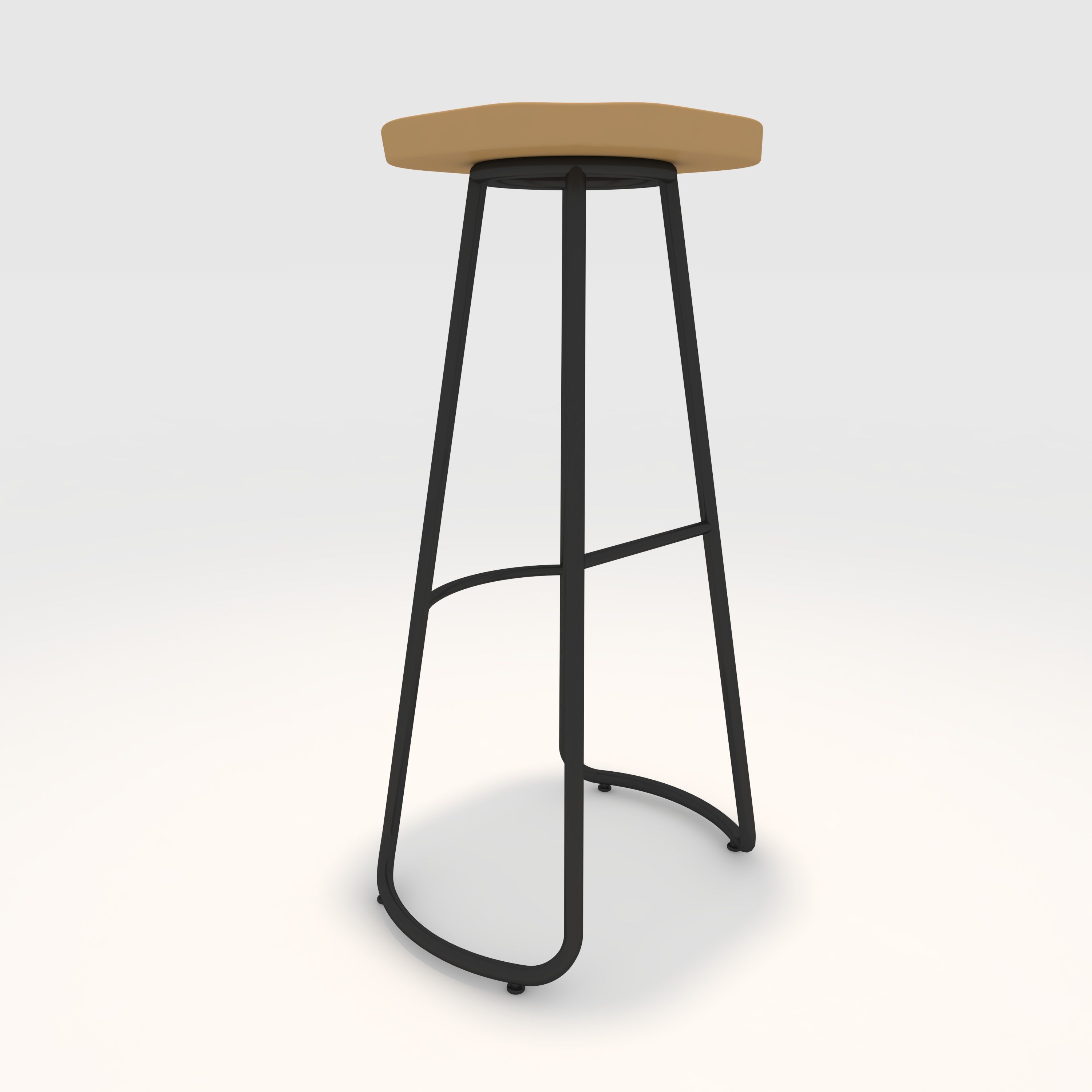 Bar Stool 8 3D model_10
