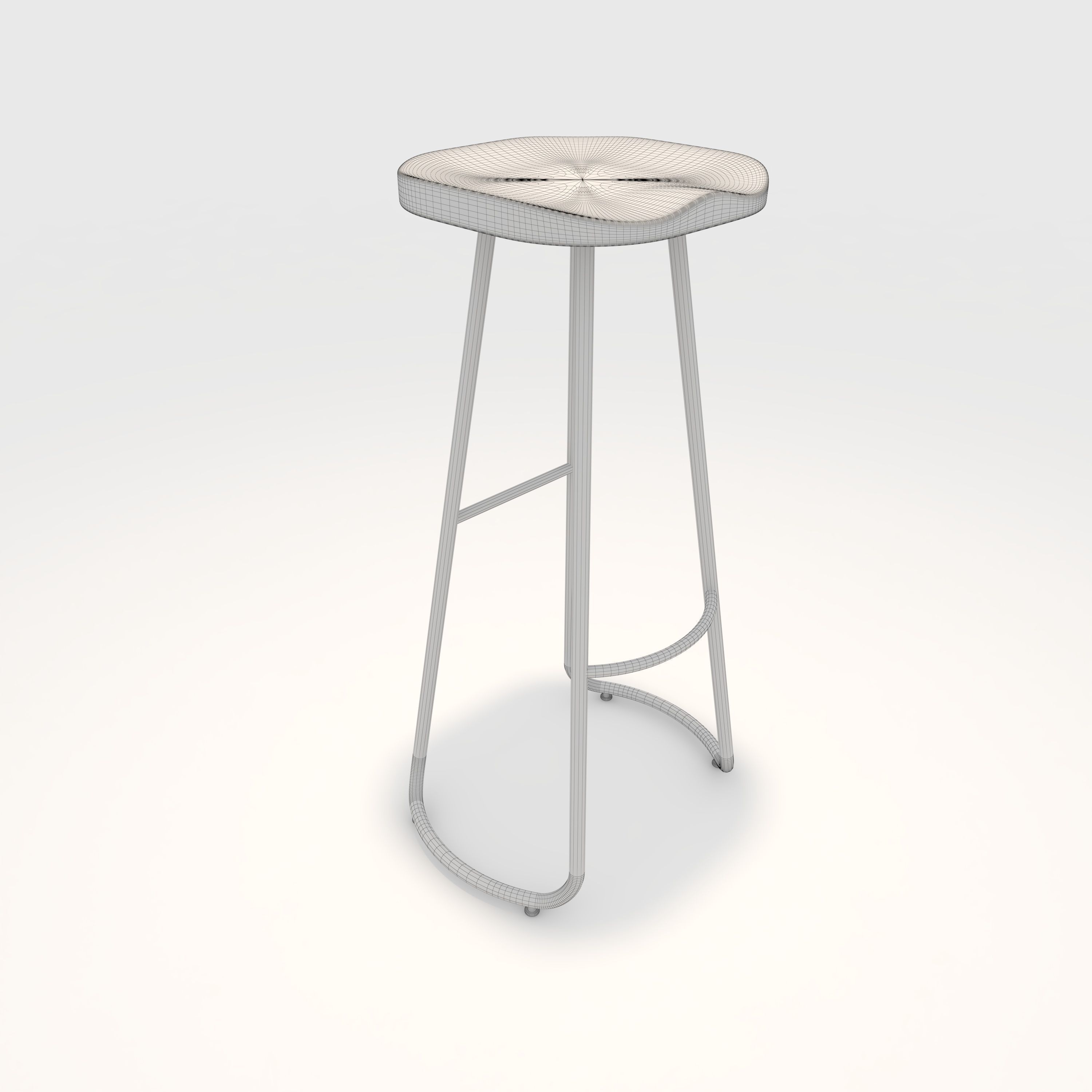 Bar Stool 8 3D model_1