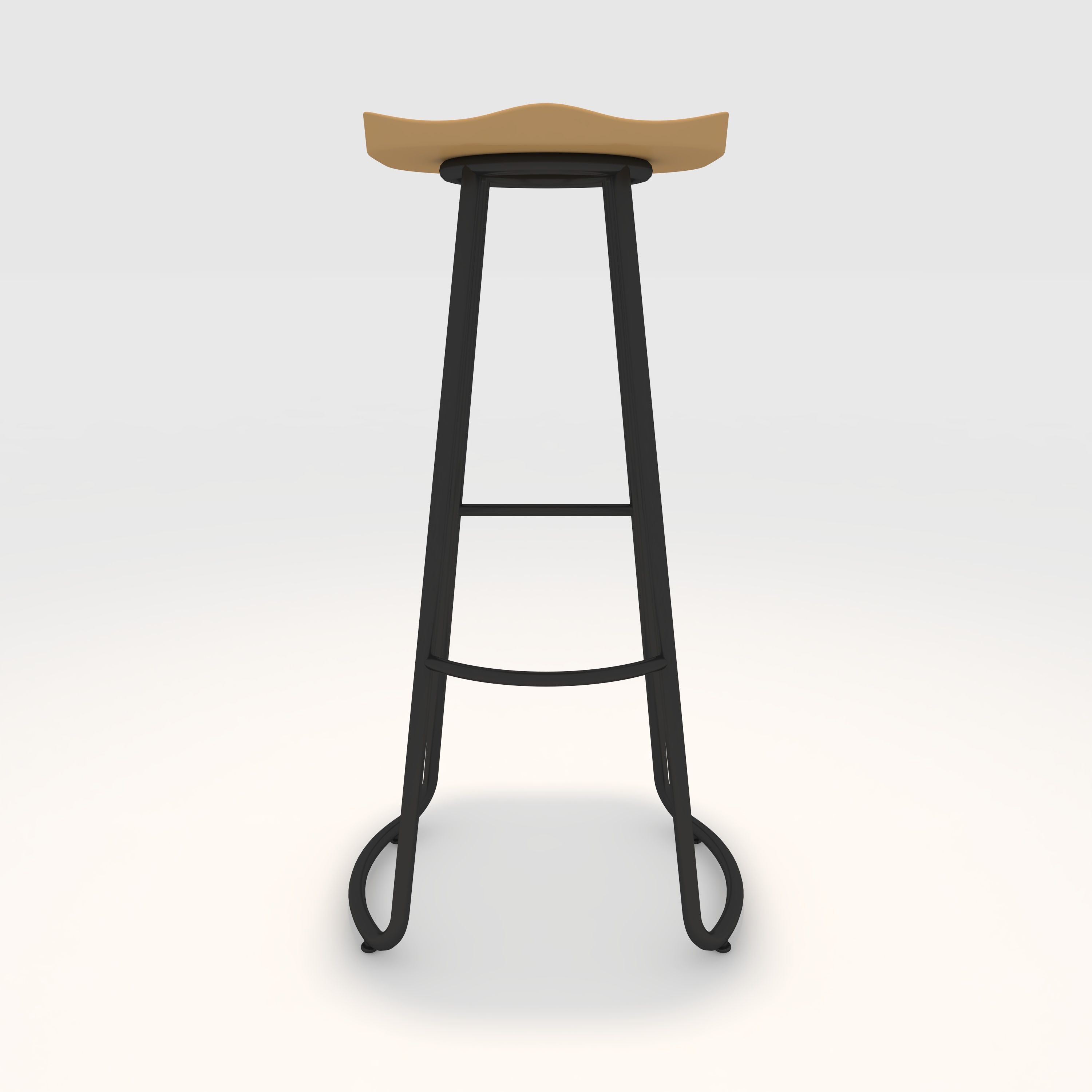 Bar Stool 8 3D model_8