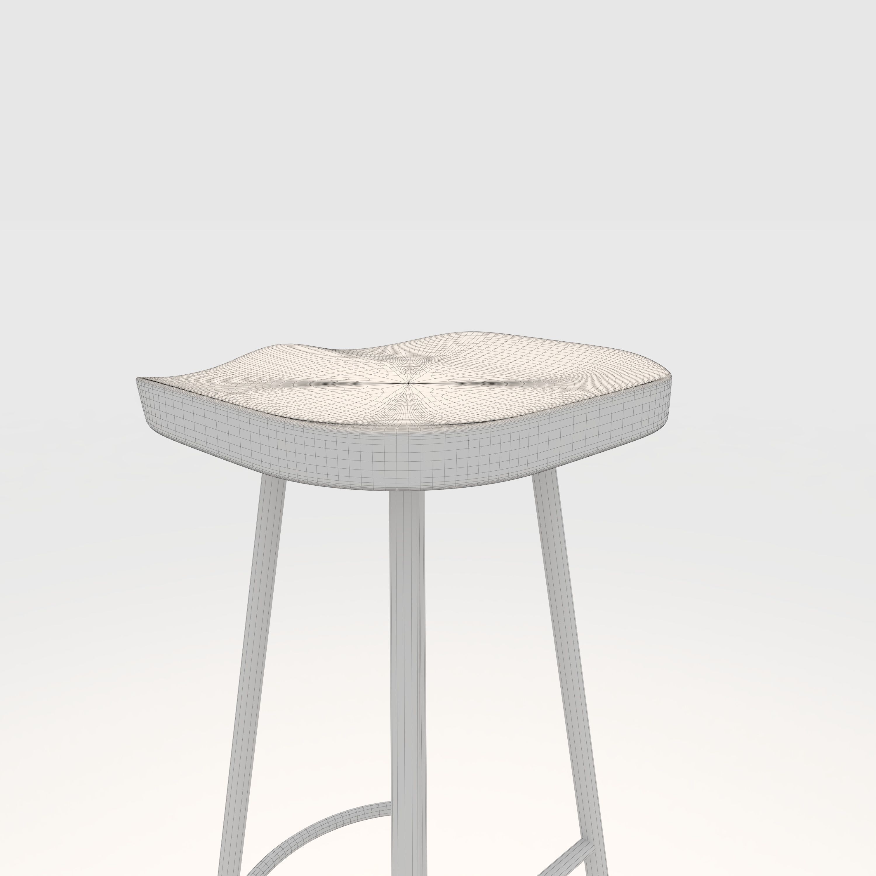 Bar Stool 8 3D model_15