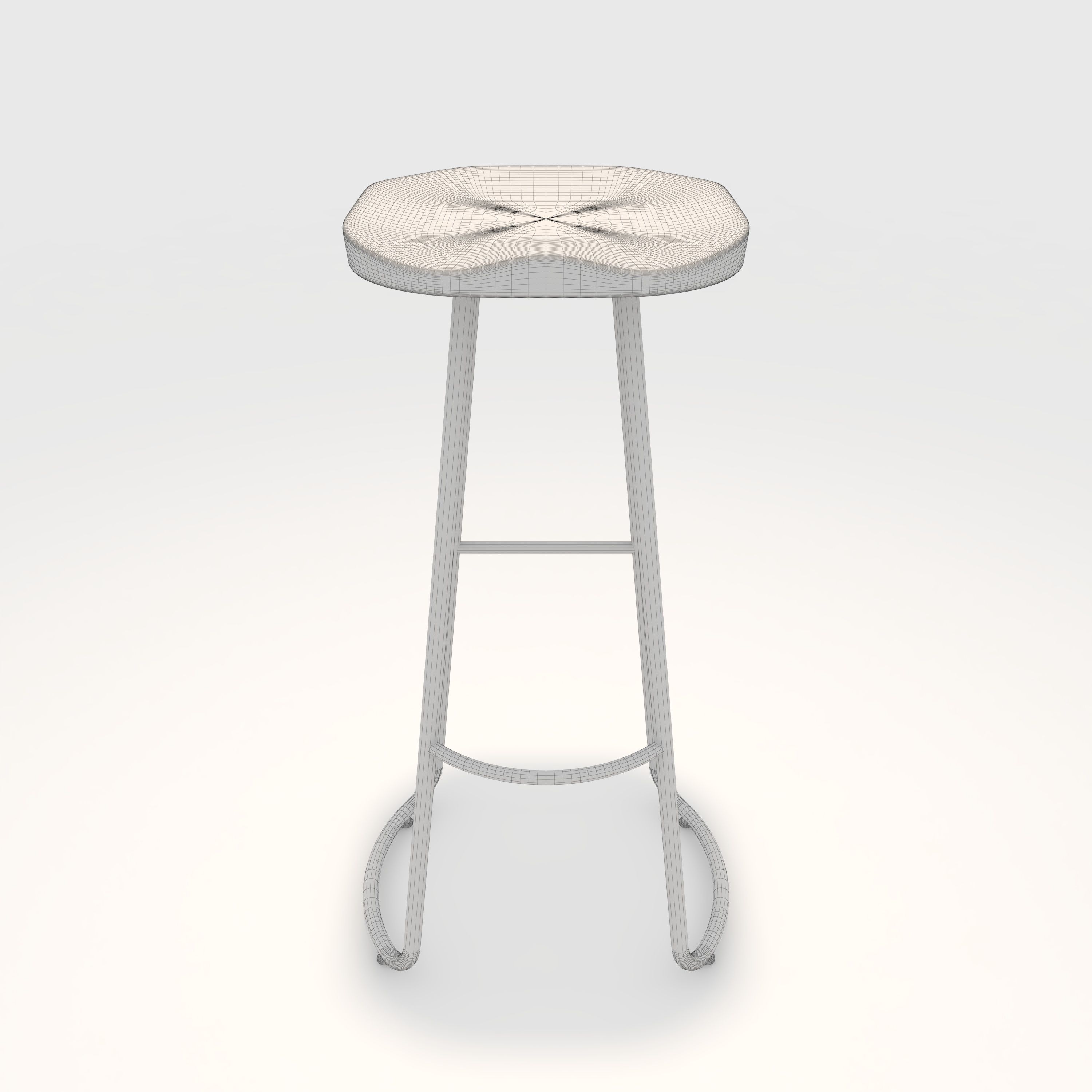 Bar Stool 8 3D model_3