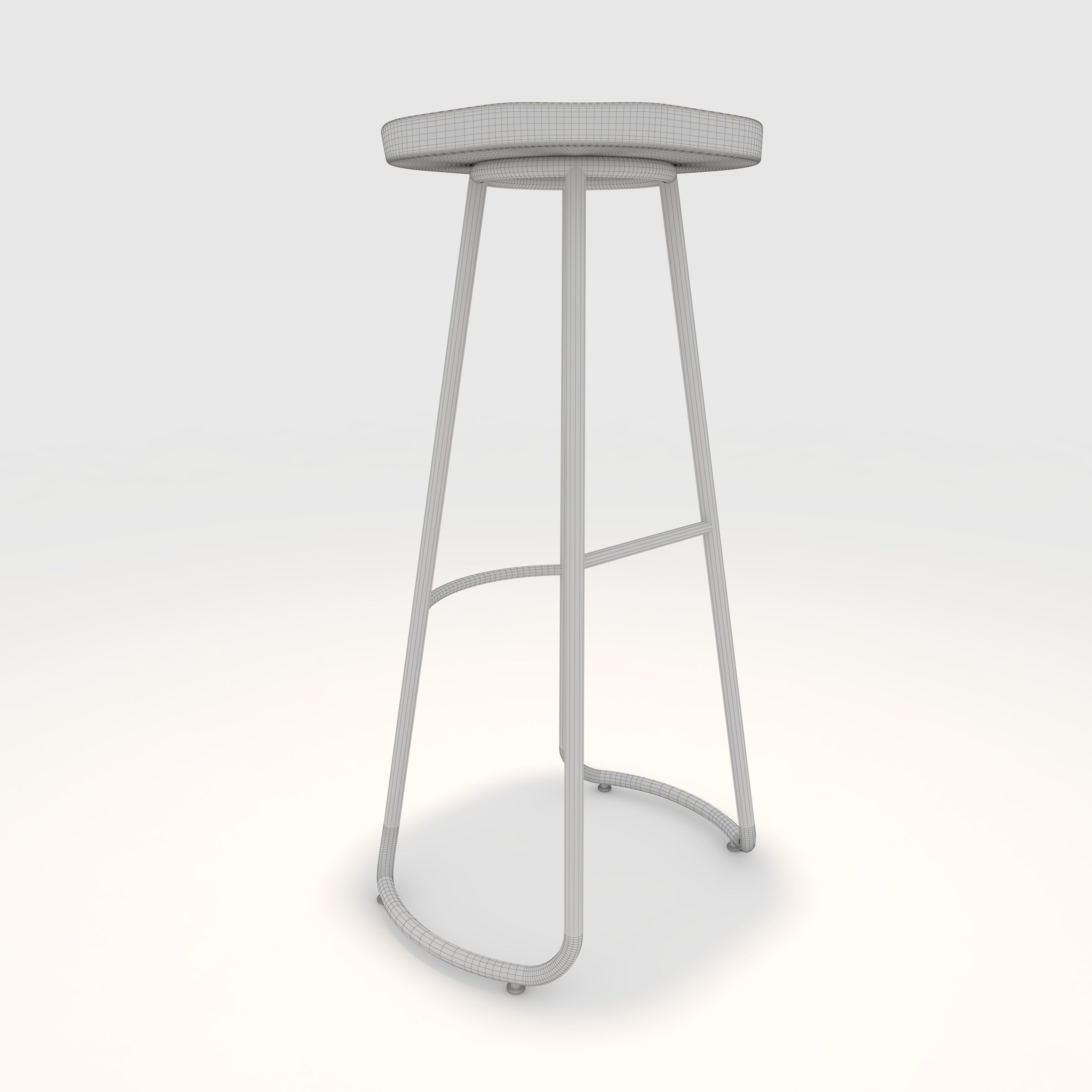 Bar Stool 8 3D model_11