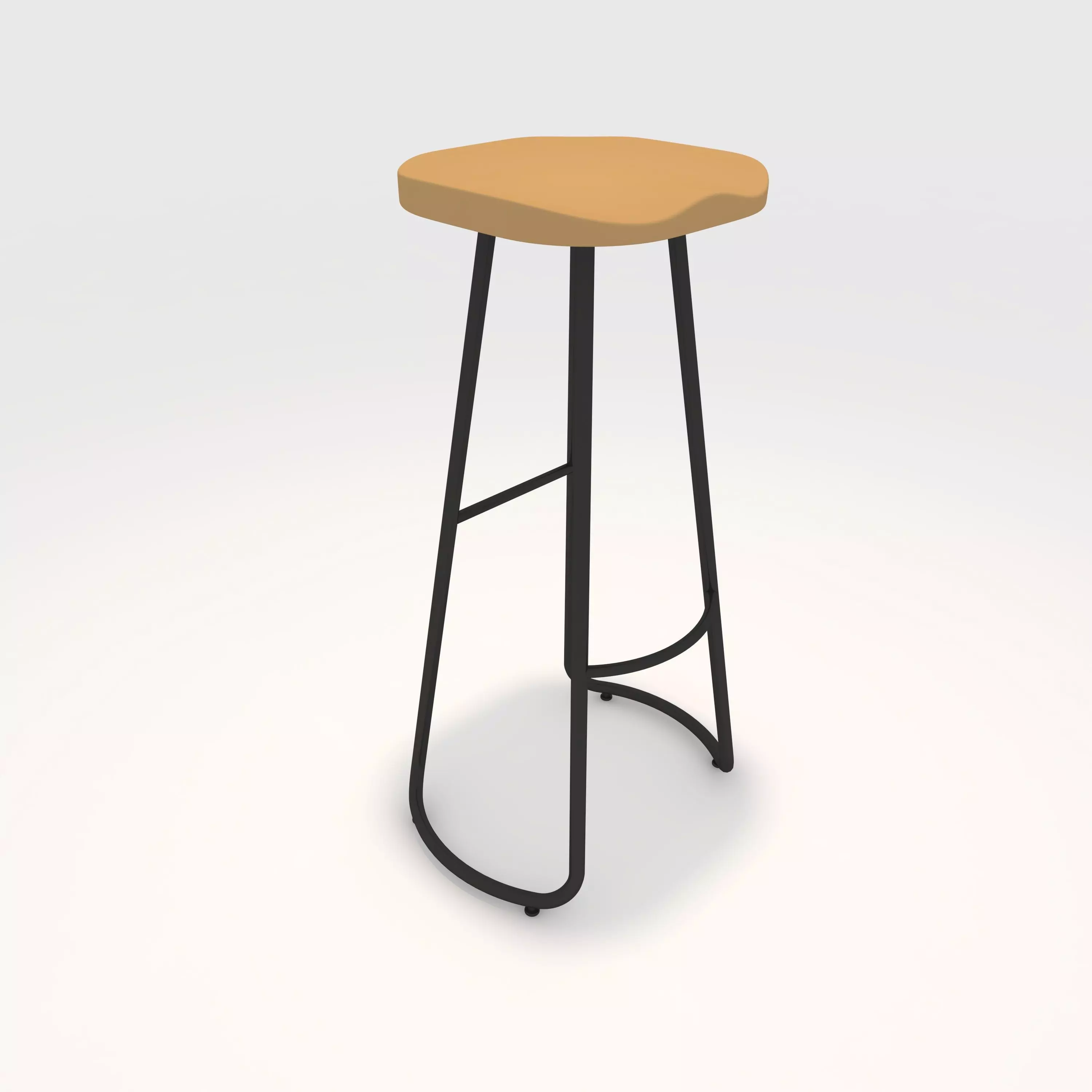 Bar Stool 8 3D model_0