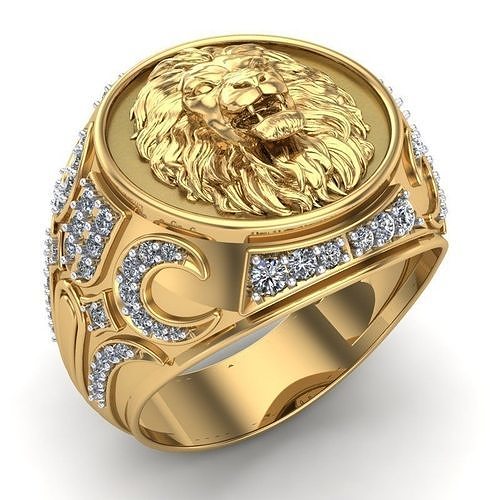 Lion Man Ring - 230722 3D print model
