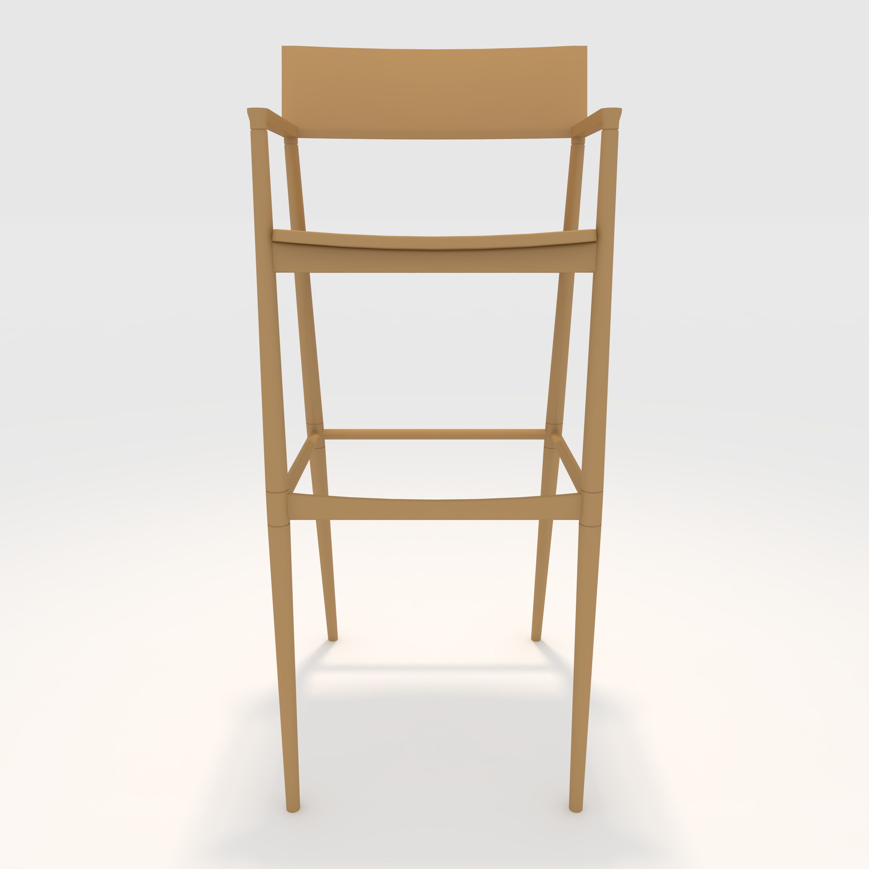 Bar Stool 9 3D model_8