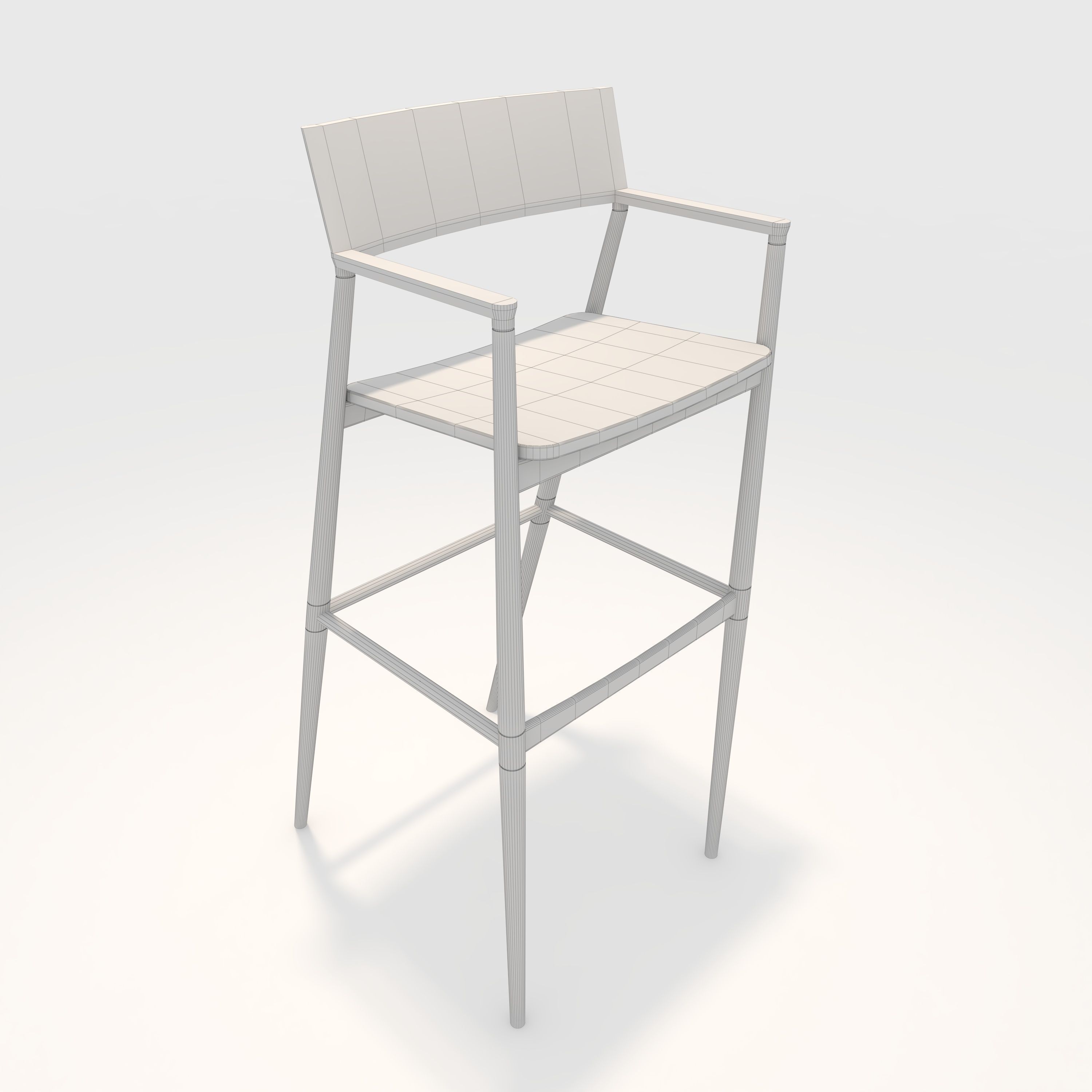 Bar Stool 9 3D model_1