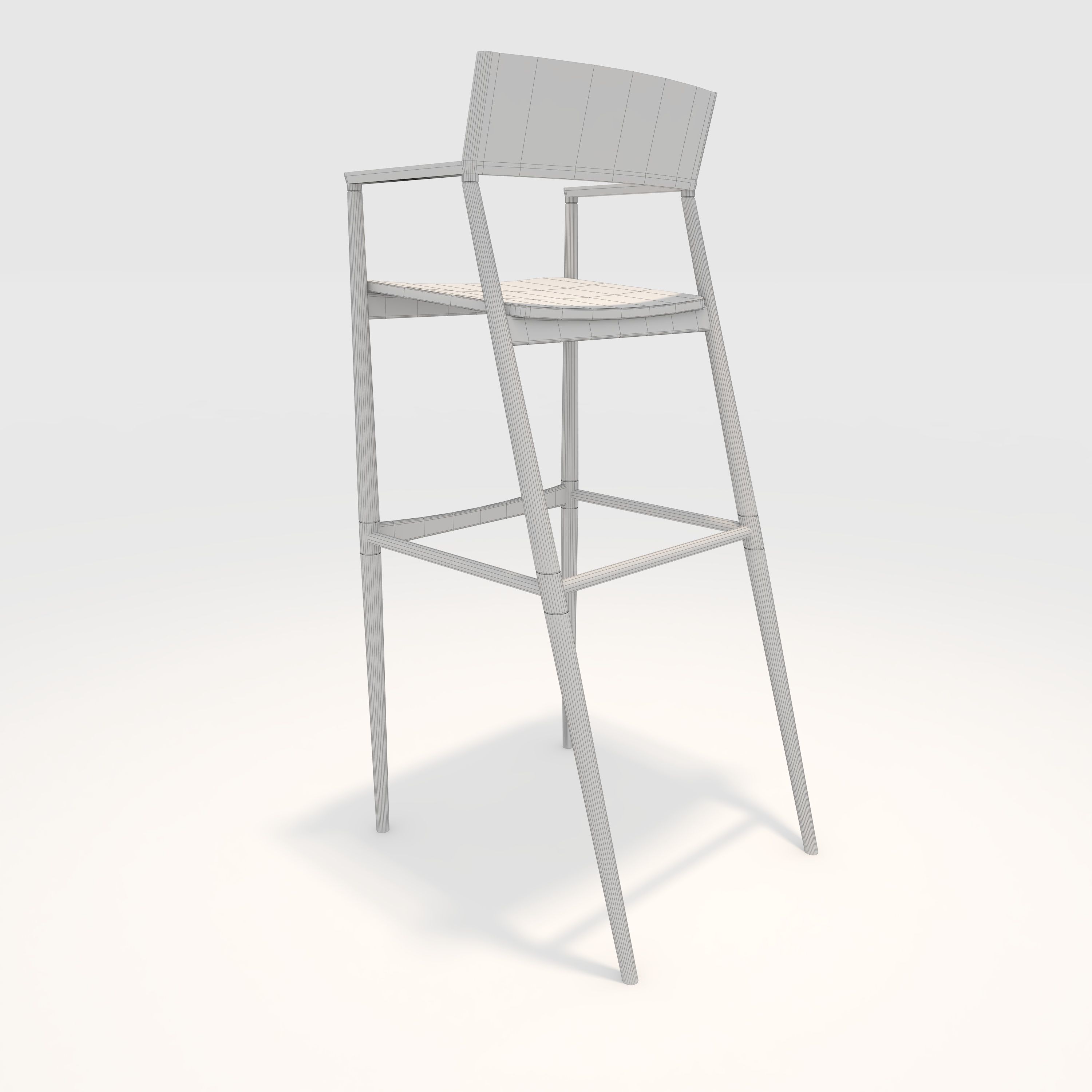 Bar Stool 9 3D model_11