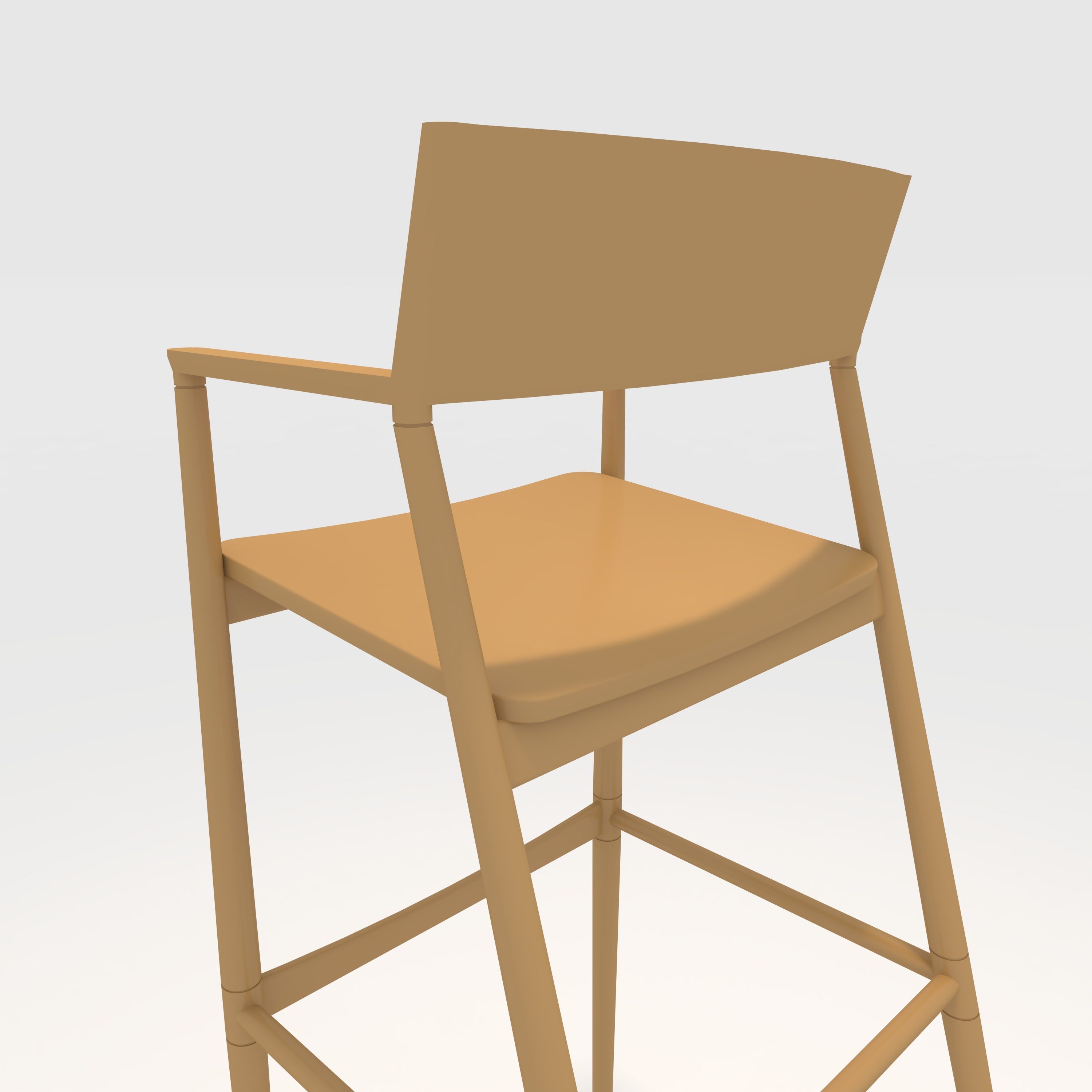 Bar Stool 9 3D model_14