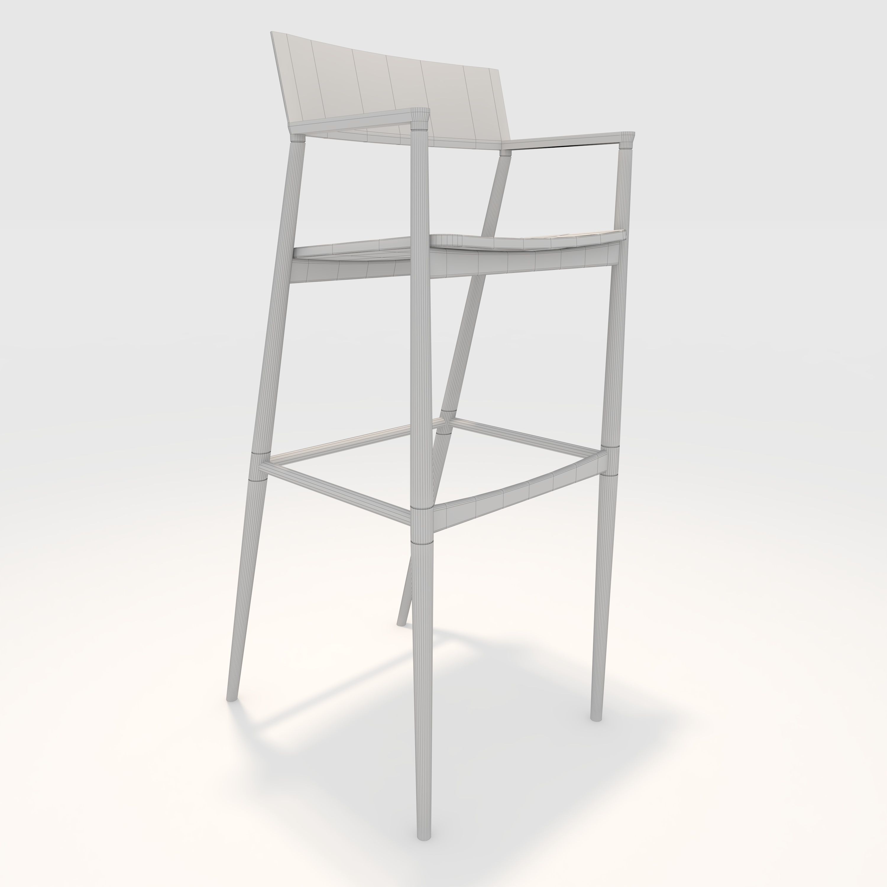 Bar Stool 9 3D model_7
