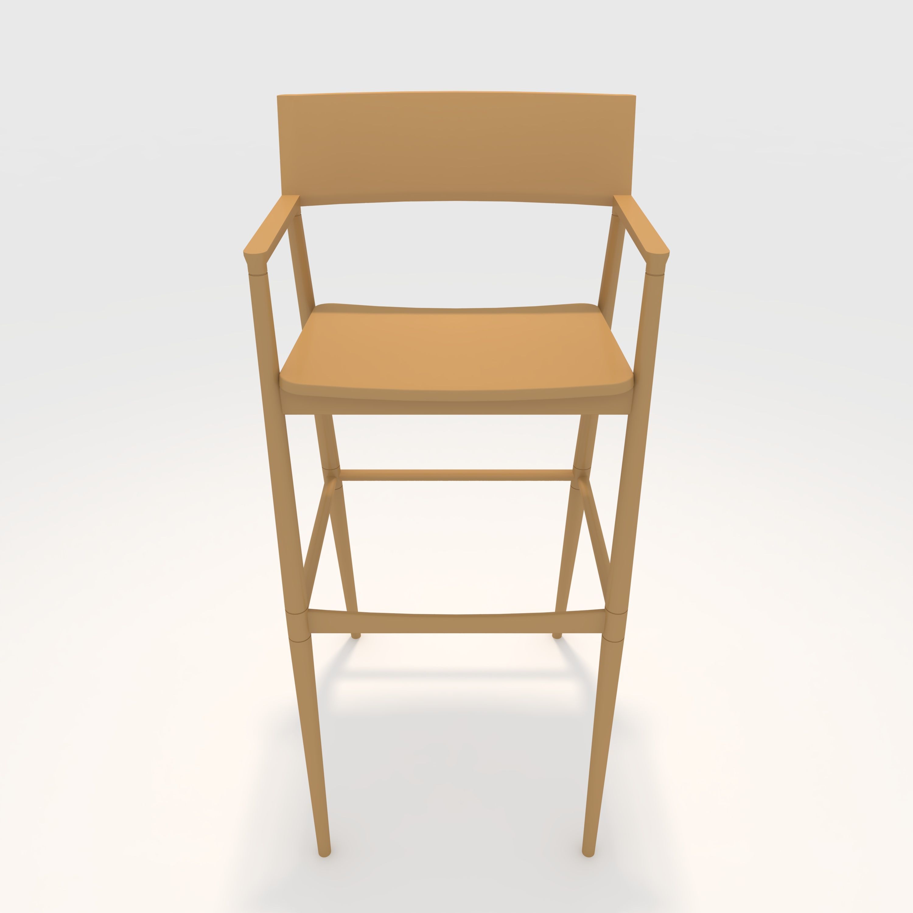 Bar Stool 9 3D model_2