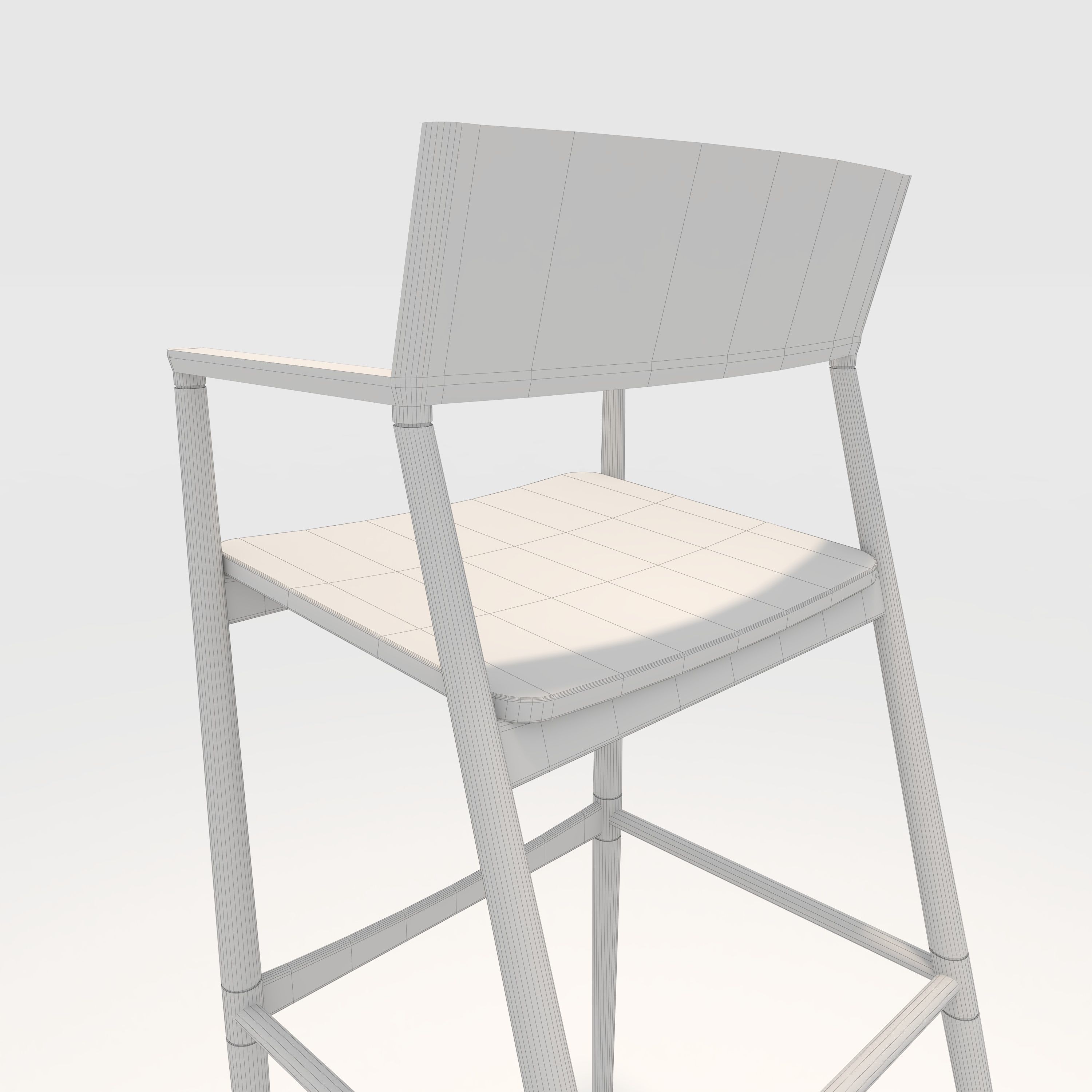 Bar Stool 9 3D model_15