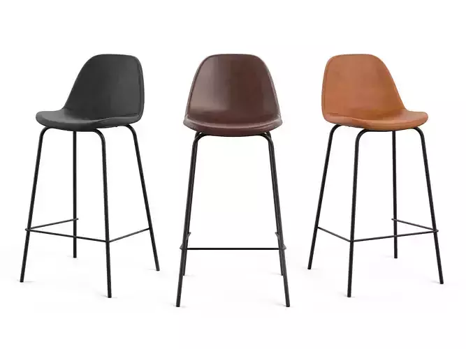 Henrik Barchair 65cm RendezVousDeco 3D model