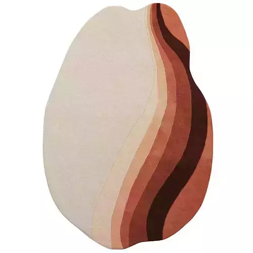 Asymmetrical wool carpet LOGAN by Jotex