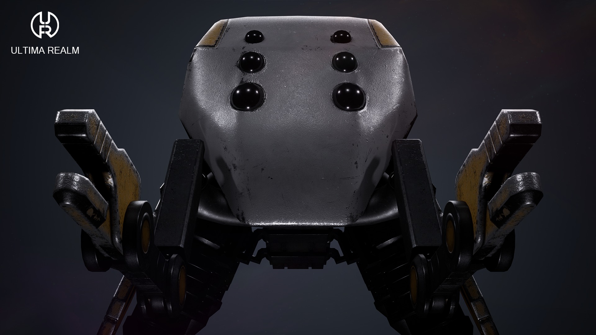 Drone Selector Low-poly 3D model_3