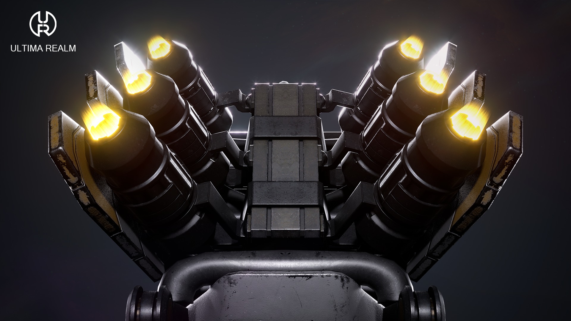 Drone Selector Low-poly 3D model_4