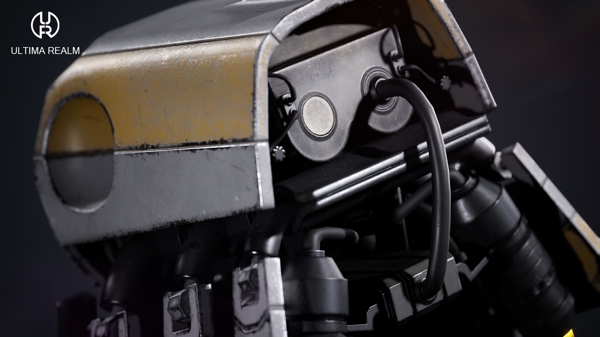 Drone Selector Low-poly 3D model_5