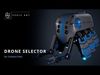 Drone Selector Low-poly 3D model_1