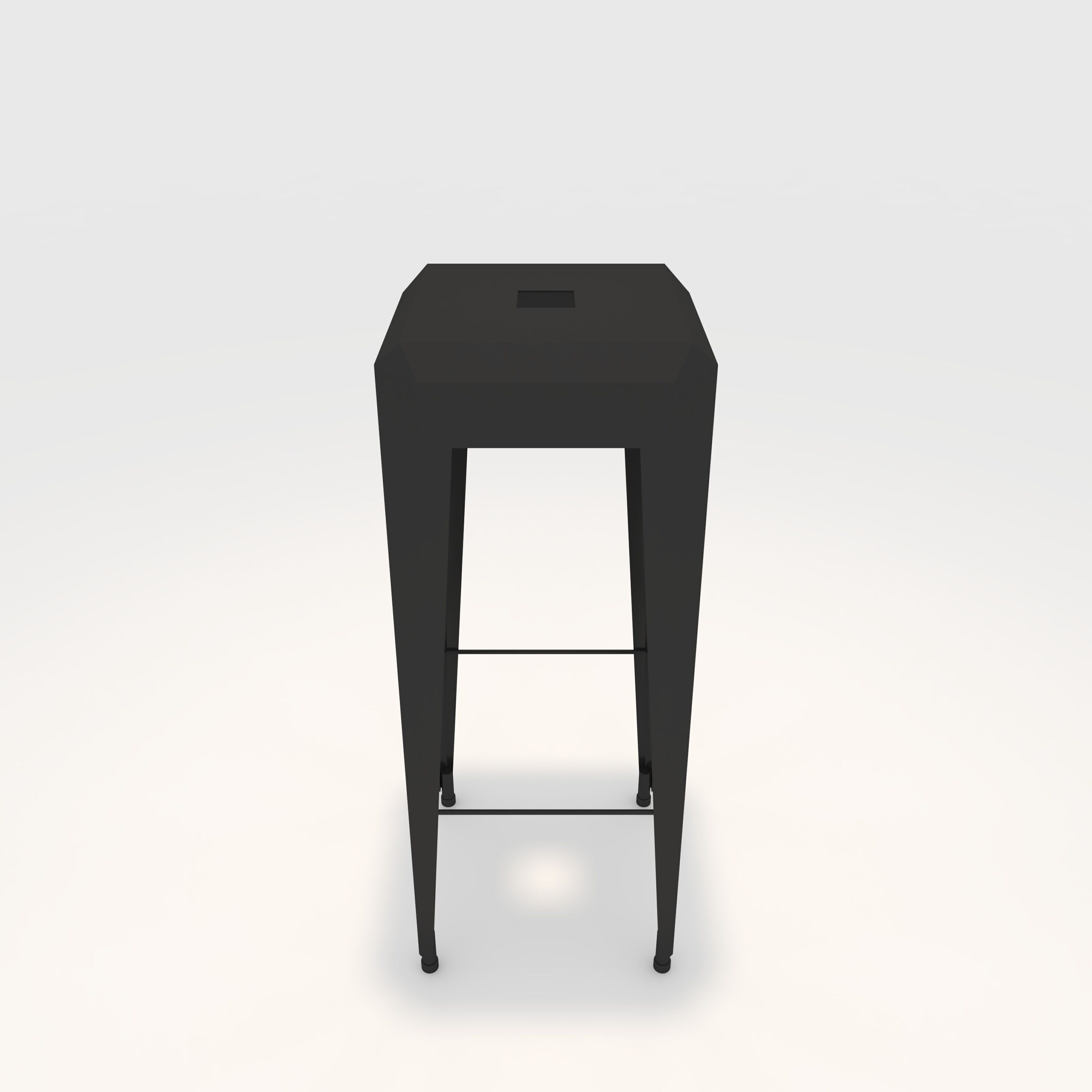 Bar Stool 11 3D model_2