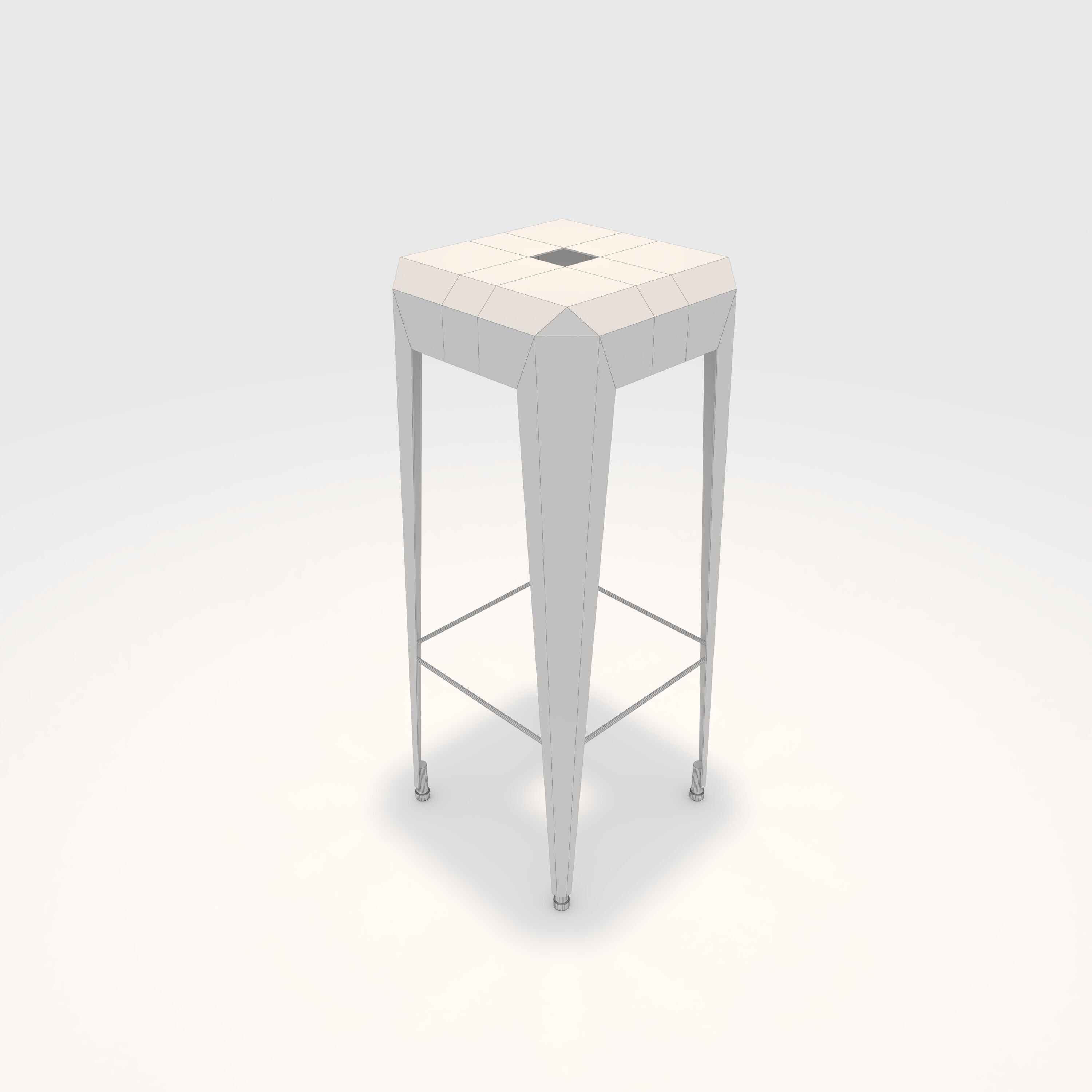 Bar Stool 11 3D model_5