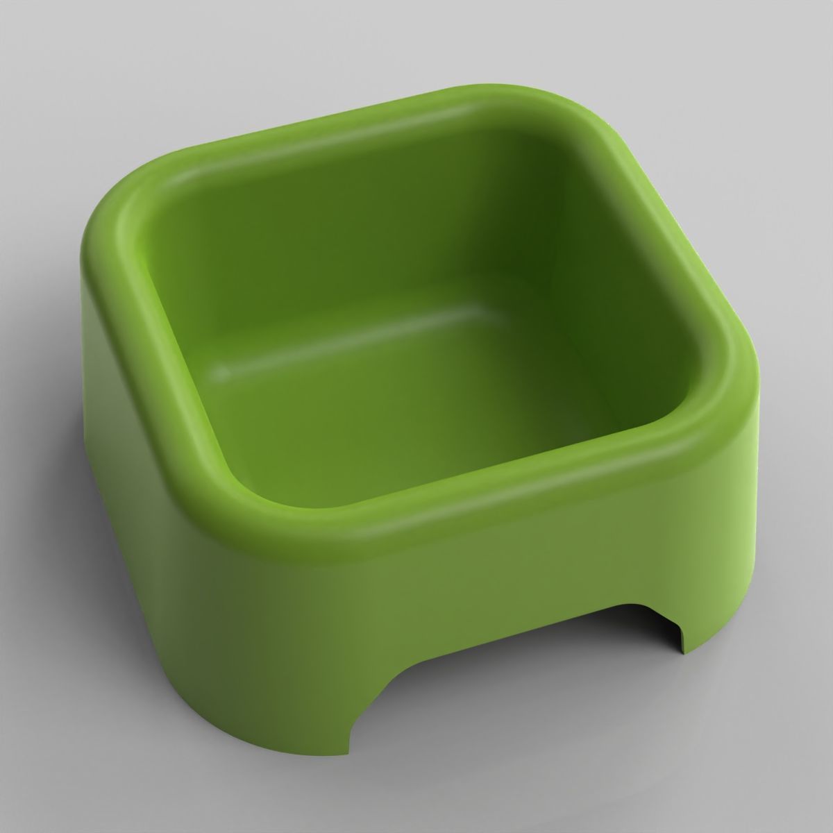 Cat Food Bowl 3D print model_7