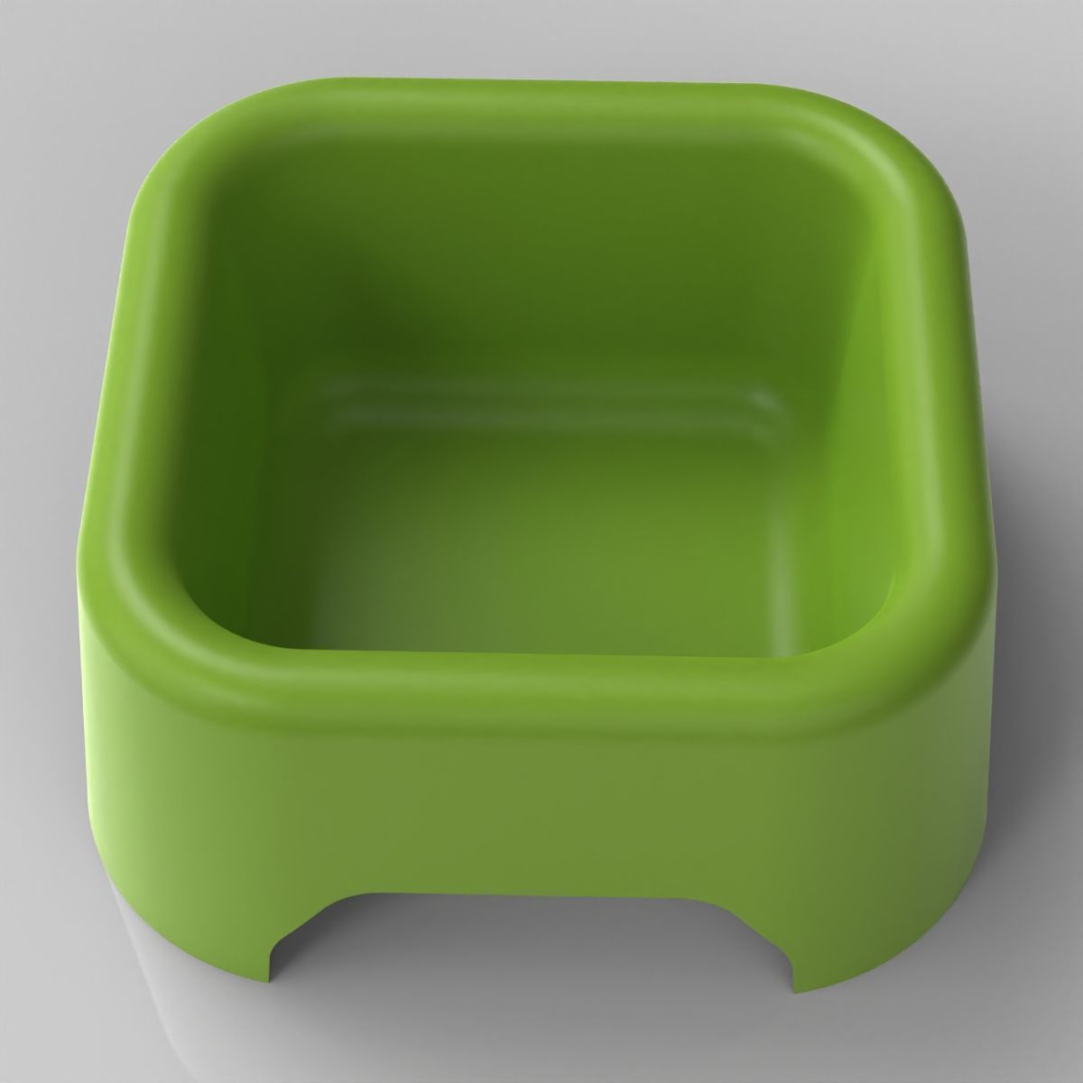 Cat Food Bowl 3D print model_6