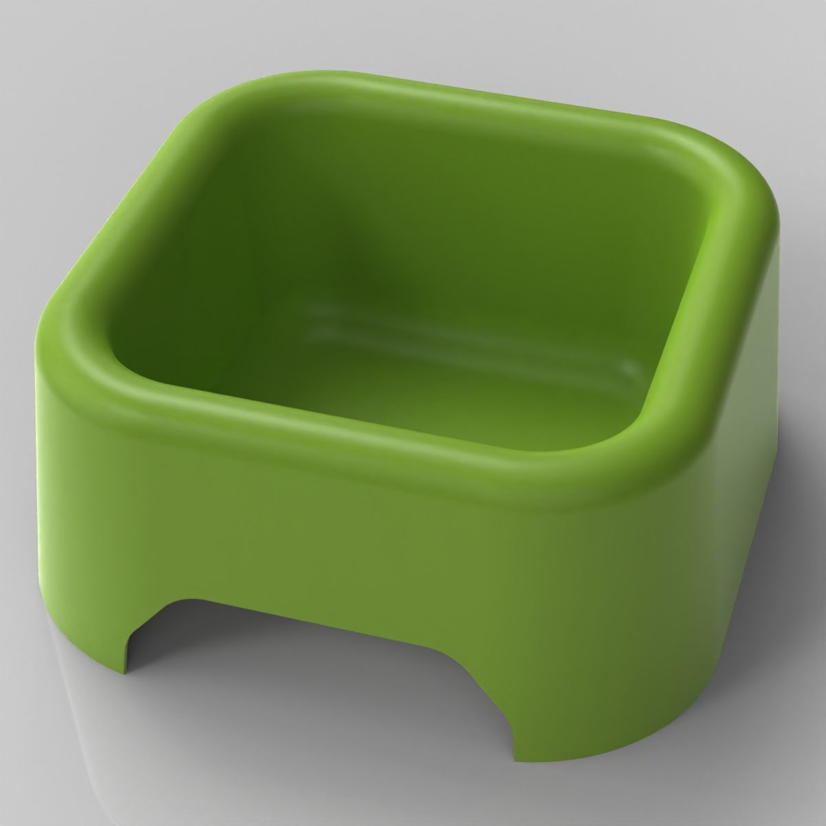 Cat Food Bowl 3D print model_3