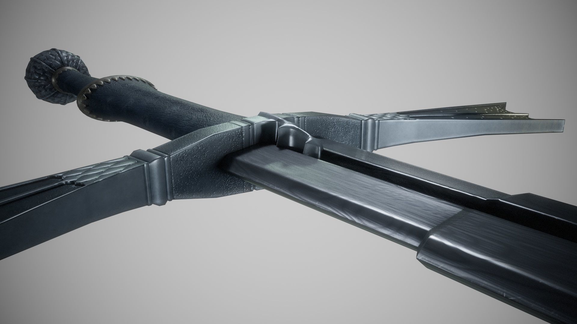 House of the Dragon sword Dark Sister - PBR Low-poly 3D model Low-poly 3D model_3