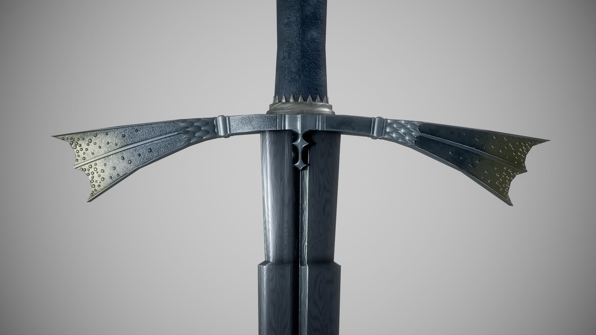 House of the Dragon sword Dark Sister - PBR Low-poly 3D model Low-poly 3D model_2