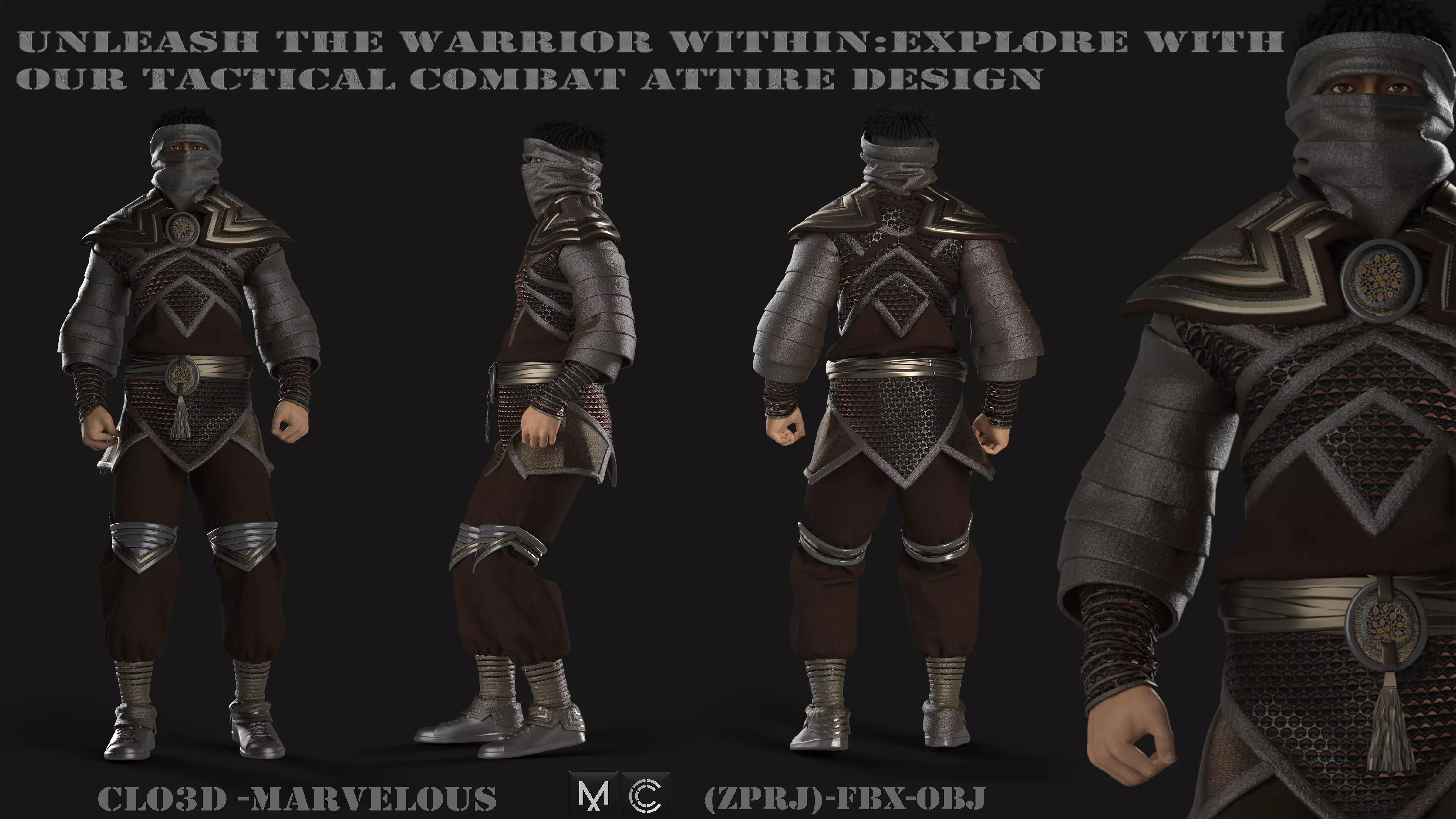 Martial Arts Uniform 3d 3D model