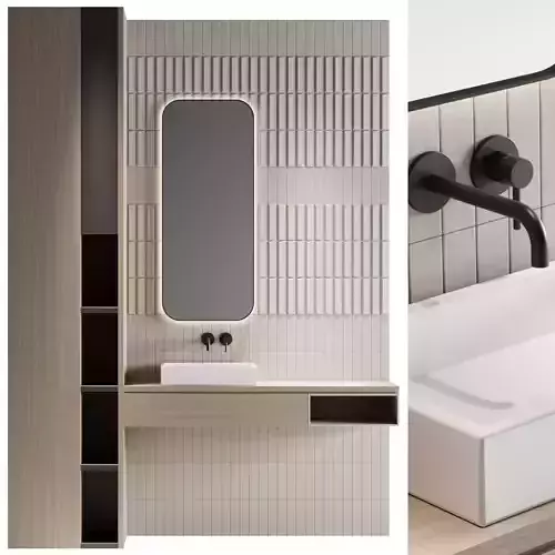 Bathroom furniture 6 3D model