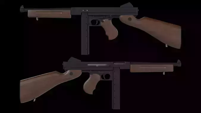 Thompson M1A1 3D model