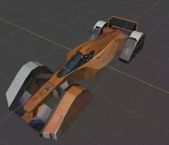 McLaren MP4-X and X2 OBJ models based on keroliver s Open Source