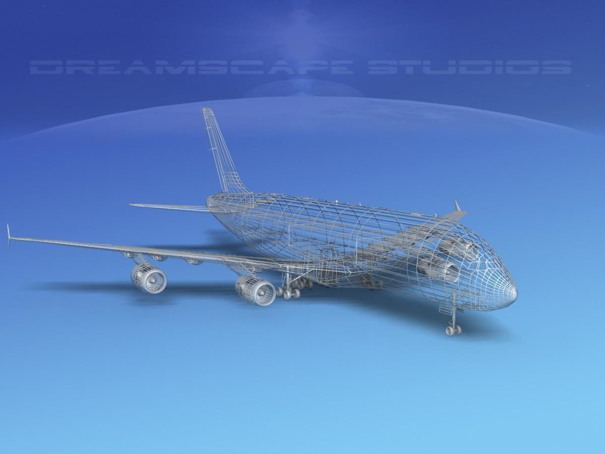 Airbus A380-800 Etihad Airways 3D model_13