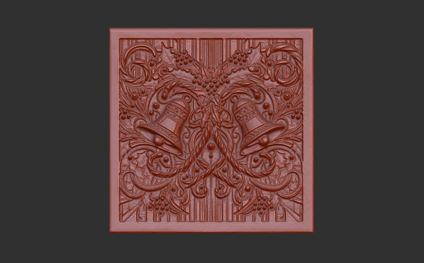 christmas bell decor 3D print model_11