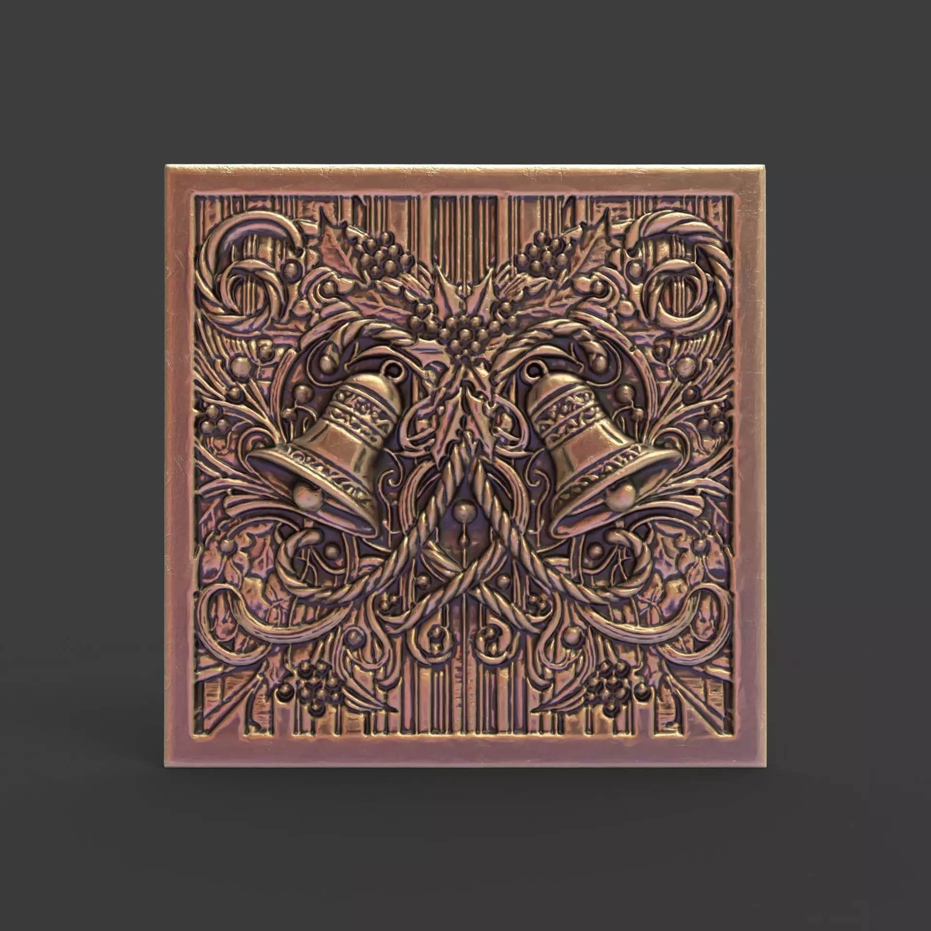 christmas bell decor 3D print model_0