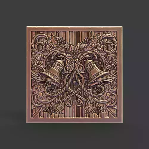 christmas bell decor 3D print model
