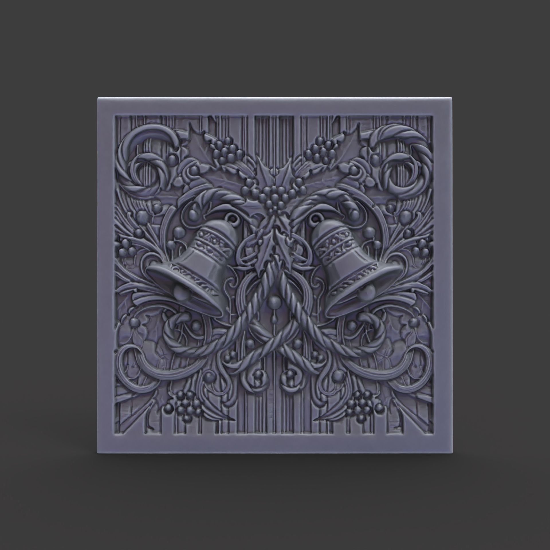 christmas bell decor 3D print model_2