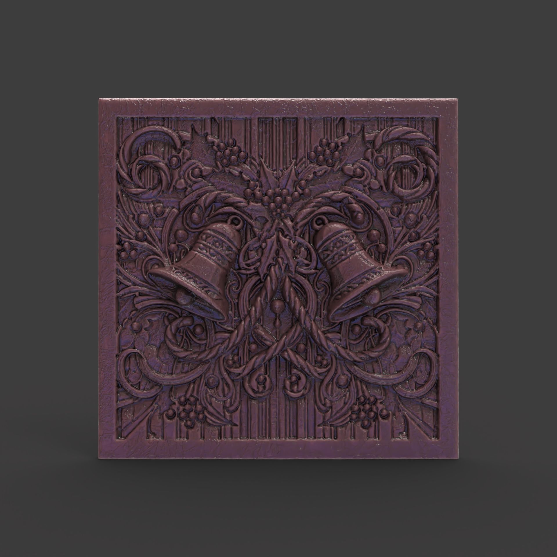 christmas bell decor 3D print model_1