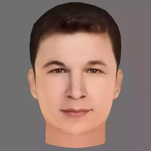 Alec Utgoff Head - Low poly head for game